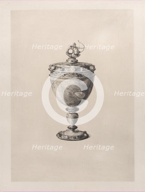 Oriental Cup made from Agate, 1868. Creator: Jules-Ferdinand Jacquemart.