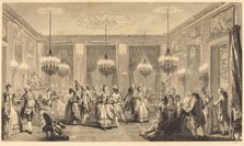 Le bal paré, 1774. Creator: Antoine Jean Duclos.