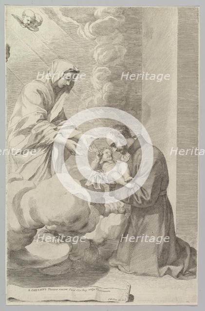 St. Gaëtan, Founder of the Theatines. Creator: Claude Mellan.