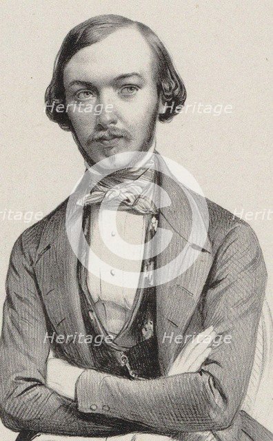 Portrait of the composer Alexandre Batta (1816-1902), 1830-1840s.