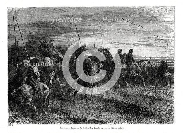 Cossacks, 1886. Artist: Unknown