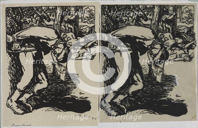 Franc-Tireurs, 1914. Creator: Auguste Louis Lepère (French, 1849-1918).