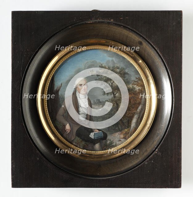 Étienne-Cyprien Renouard de Bussièrre de Roche (1736-1794), marquis, advisor to Louis XVI..., c.1790 Creator: Jeanne-Marie de Surigny.