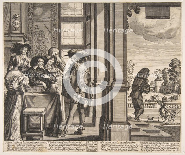 The Prodigal Son Leaves Home, ca. 1636. Creator: Unknown.