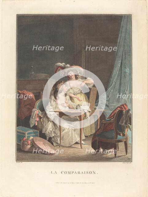 La Comparaison, 1786. Creator: Jean Francois Janinet.