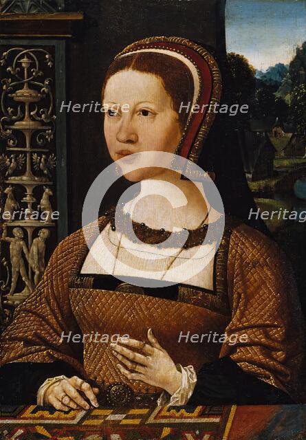 Portrait of a woman, possibly Elisabeth of Denmark, 1524. Creator: Jacob Cornelisz. van Oostsanen.