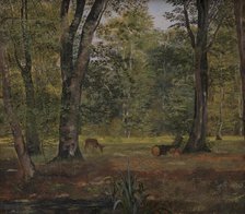 Charlottenlund Wood, North of Copenhagen, 1837. Creator: Lorenz Frolich.