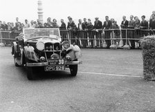 1937 Riley Lynx on the 1952 Brighton rally Artist: Unknown.