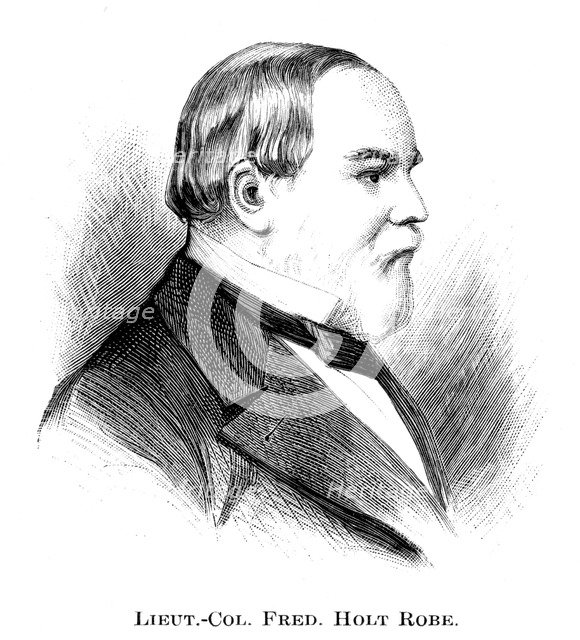 Lieutenant Colonel Frederick Holt Robe, (1886). Artist: Unknown