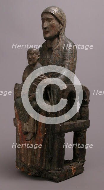 Virgin and Child, French, second half 12th century. Creator: Unknown.