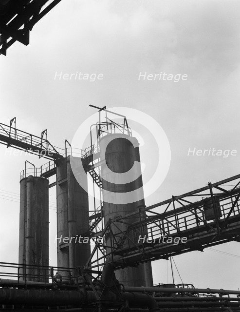 Manvers Main coke ovens, Wath upon Dearne, near Rotherham, South Yorkshire, 1963.  Artist: Michael Walters