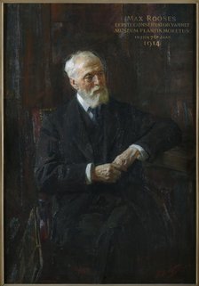 Portrait of Max Rooses (1839-1914) , 1914. Creator: Luyten, Jan Hendrik (1859-1945).