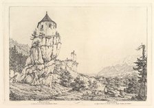 Landscape, Mariastein in Tyrol, early 19th century. Creator: Johann Christian Erhard.
