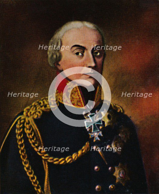 'General Bülow von Dennewitz 1755-1816. - Gemälde von Gebauer', 1934. Creator: Unknown.