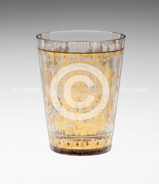 Beaker, Bohemia, c. 1730. Creator: Bohemia Glass.