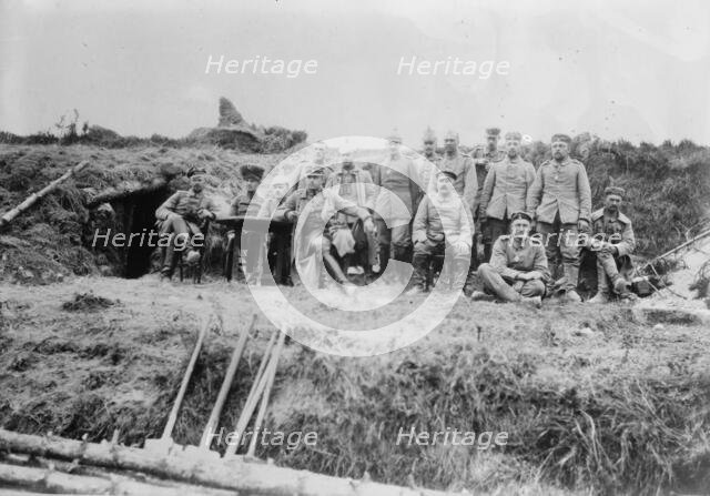 German Army field Hdqrs. near Ostend, between c1914 and c1915. Creator: Bain News Service.