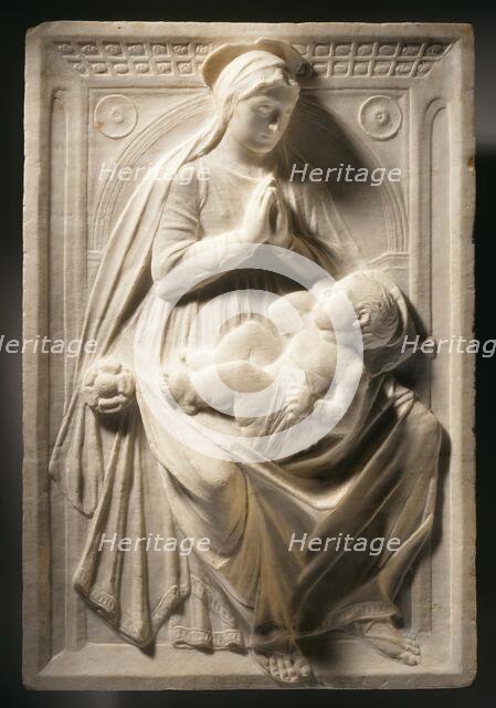 Virgin Adoring the Child, between c.1460 and c.1480. Creator: Circle of Mino da Fiesole.