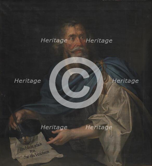 The Alchemist Lorens Weiskopf, 1658-1677. Creator: Henrich Dittmers.