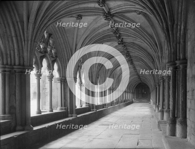 The Cloisters, Norwich Cathedral, Norfolk, c1955. Creator: Arthur Charles Kirby Ware.