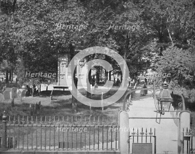 'Copp's Hill Cemetery, Boston', c1897. Creator: Unknown.