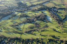 Ladbrook Park Golf Course with extensive ridge and furrow earthworks, Warwickshire, 2014. Creator: Historic England Staff Photographer.