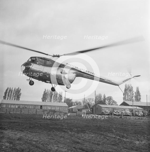 Inspecting progress in the construction of the M1, the London to Yorkshire Motorway, 05/05/1958. Creator: John Laing plc.