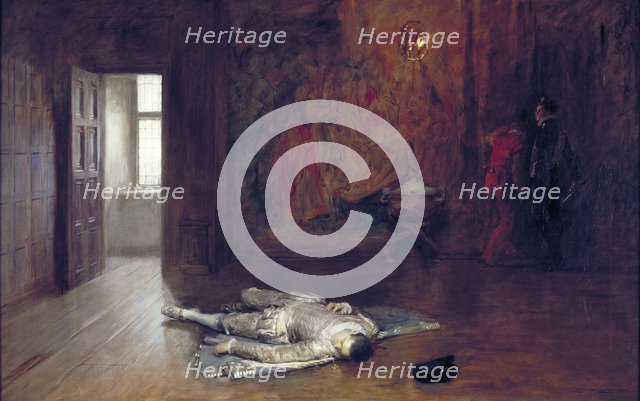 'Silenced', 1908. Artist: John Seymour Lucas