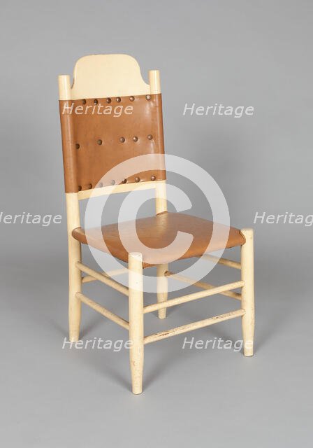 Side Chair (part of a set), c. 1885. Creators: Matthew Meier, Ernest Hagen.