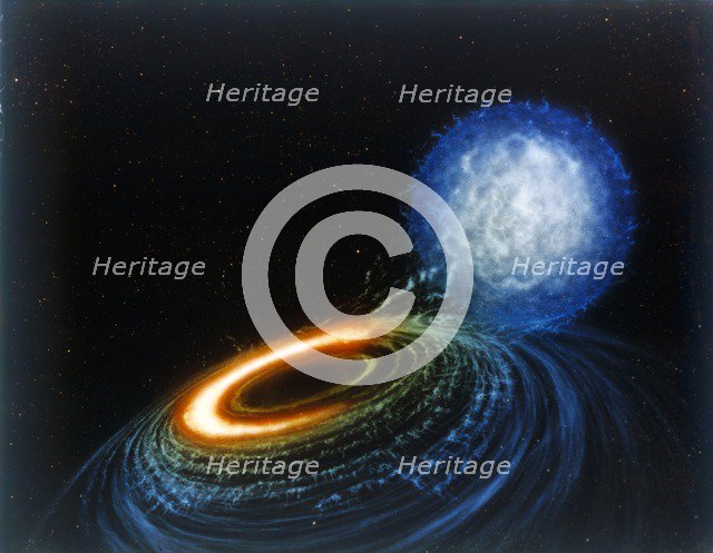 Black Hole, artist's concept. Creator: NASA.