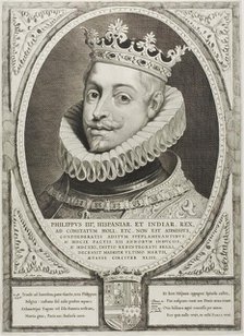 Philip III, King of Spain, n.d. Creator: Cornelis de Visscher.