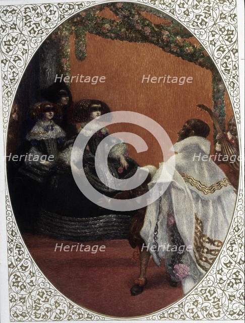 Scene from the work 'Don Juan', by W. A. Mozart composed in 1787, 1910. Creator: Lefler Heinrich (1863-1919).