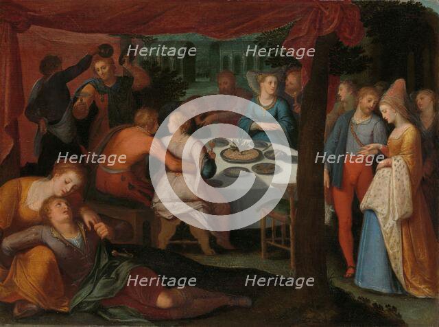 A Nocturnal Banquet, 1600-1613. Creator: Otto Van Veen.