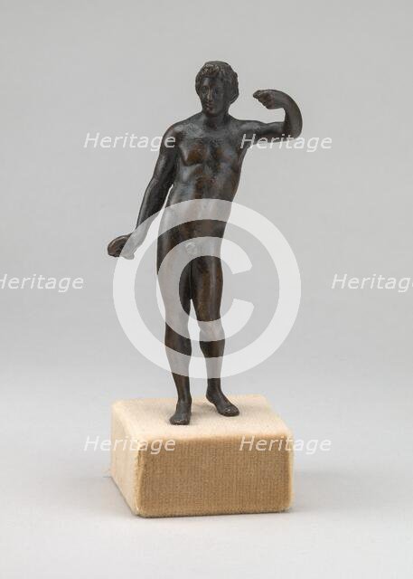 Male Nude with Raised Left Arm, second quarter 16th century. Creator: Unknown.