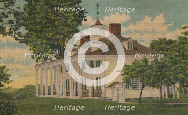 'The Mansion, overlooking the Potomac', 1946. Artist: Unknown.