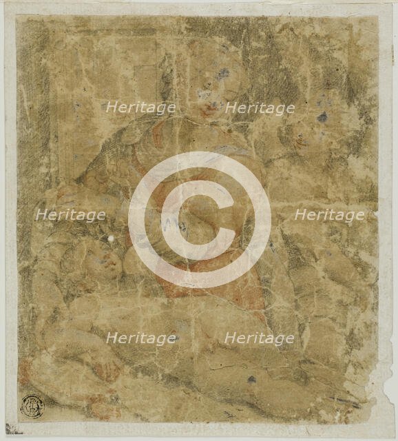 Virgin and Child with Angel, n.d. Creator: Unknown.