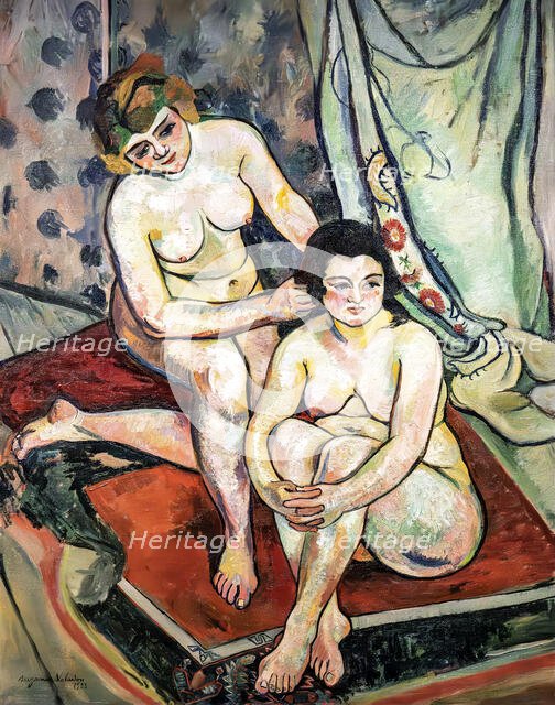 Les Baigneuses (The bathers), 1923. Creator: Valadon, Suzanne (1865-1938).