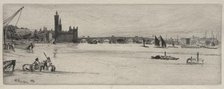 Old Westminster Bridge, 1859. Creator: James McNeill Whistler (American, 1834-1903).