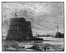 Alexander and the Peter the Great Forts, Cronstadt, Russia, 1887.Artist: Norman Davies