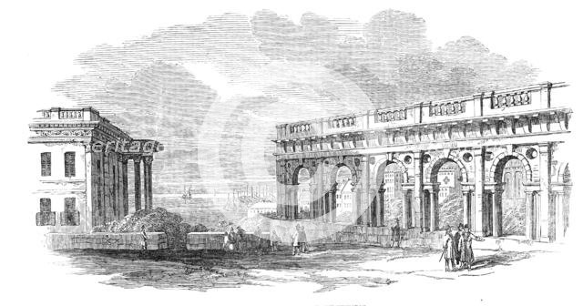Odessa - Colonnade of the New Exchange, 1854. Creator: Unknown.
