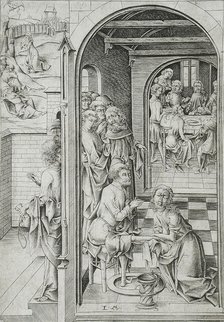 Christ Washing the Feet of the Apostles, c1480. Creator: Israhel van Meckenem.