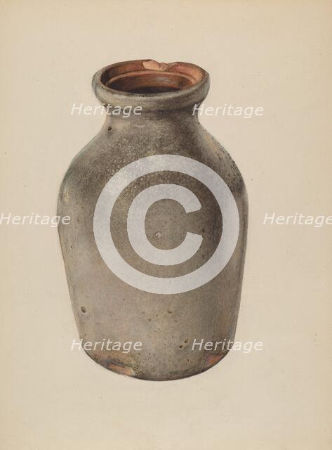 Jam Crock, c. 1940. Creator: Carl Buergerniss.