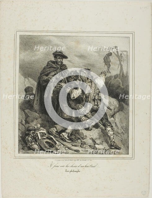 He must see things favorably!, 1828. Creator: Auguste Raffet.