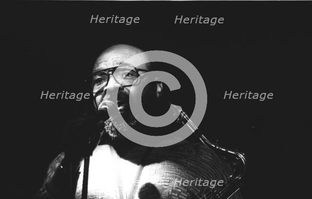 James Moody, Ronnie Scott's Jazz Club, Soho, London, Apr 1987. Creator: Brian O'Connor.