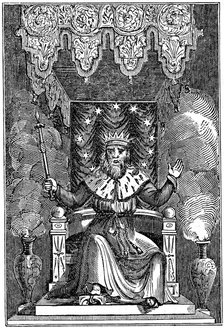 Thor, the second god in the ancient Scandinavian pantheon, 1834. Artist: Unknown