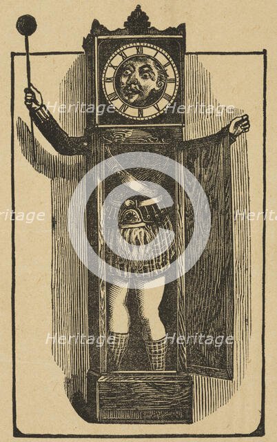 The Clock, at Middlesex Music Hall, 1888. Creator: Unknown.