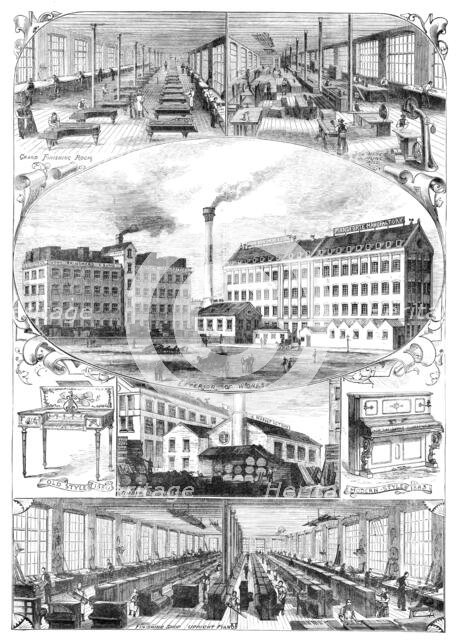 View of John Brinsmead and Sons' Pianoforte Works, London, N.W., 1883. Creator: Unknown.