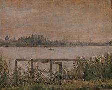 View of Copenhagen seen from Dosseringen, 1835-1838. Creator: Christen Købke.