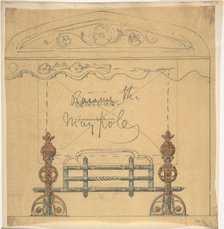 Design for a Grate, 19th century. Creator: Anon.