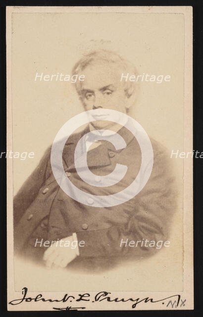 Portrait of John V. L. (John VanSchaick Lansing) Pruyn (1811-1877), Before 1877. Creator: SJ Thompson.