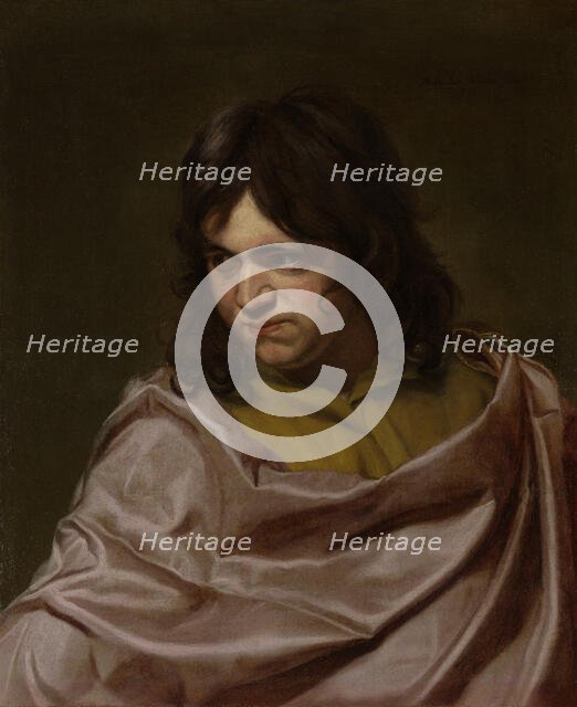 Head Study of a Young Man, 1653. Creator: Michaelina Woutiers.